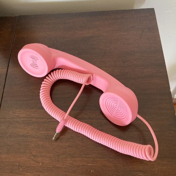 Native Union Pink Pop Phone “Retro” Handset Compatible With All Devices - Picture 5 of 6
